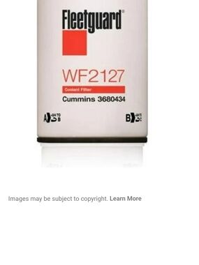 WF2127 Coolant Filter - White/Red